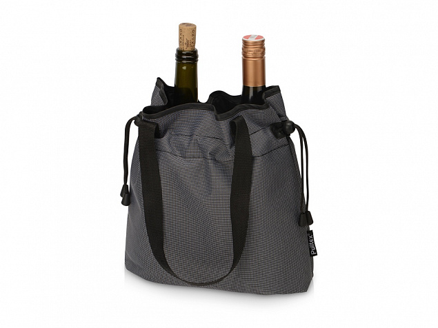 PWC COOLER BAG TO GO 2 BOTTLE/Охладитель для вина, для 2 бутылок. С ручками с логотипом в Волгограде заказать по выгодной цене в кибермаркете AvroraStore