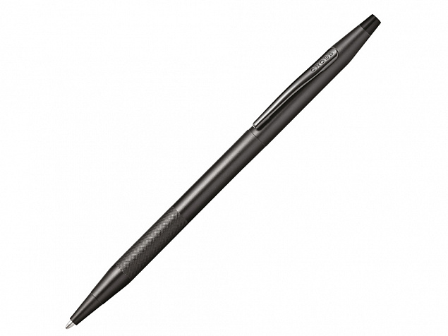 Ручка шариковая Classic Century Black Micro Knurl с логотипом в Волгограде заказать по выгодной цене в кибермаркете AvroraStore
