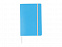 Блокнот классический офисный Juan А5, голубой с логотипом в Волгограде заказать по выгодной цене в кибермаркете AvroraStore