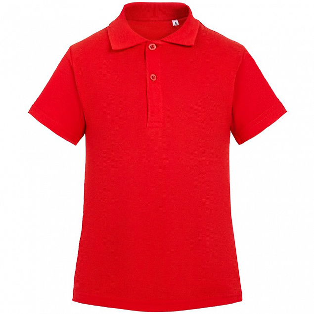 Рубашка поло детская Virma Kids, красная с логотипом в Волгограде заказать по выгодной цене в кибермаркете AvroraStore