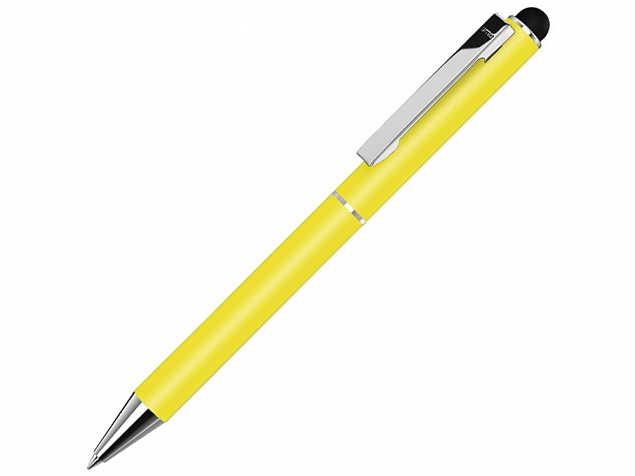 Ручка шариковая металлическая «Straight SI Touch» с логотипом в Волгограде заказать по выгодной цене в кибермаркете AvroraStore