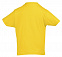 Футболка детская Imperial Kids 190, желтая с логотипом в Волгограде заказать по выгодной цене в кибермаркете AvroraStore