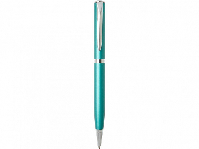 Шариковая ручка City Twilight, голубой с логотипом в Волгограде заказать по выгодной цене в кибермаркете AvroraStore