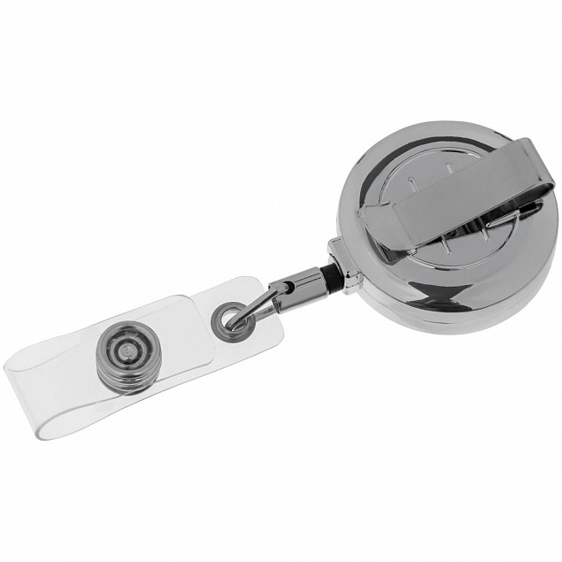 Ретрактор Devon, серый с логотипом в Волгограде заказать по выгодной цене в кибермаркете AvroraStore