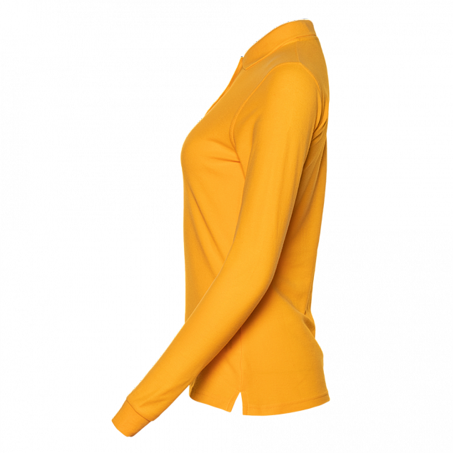 Рубашка поло Рубашка женская 04SW Жёлтый с логотипом в Волгограде заказать по выгодной цене в кибермаркете AvroraStore