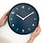 Часы настенные Kipper, синие с логотипом в Волгограде заказать по выгодной цене в кибермаркете AvroraStore