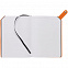 Ежедневник Angle, недатированный, оранжевый с логотипом в Волгограде заказать по выгодной цене в кибермаркете AvroraStore