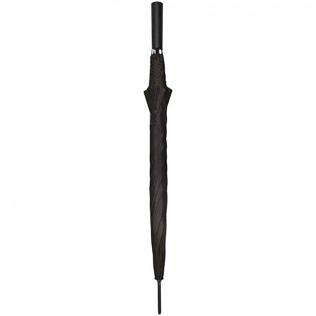 Зонт-трость Dublin, черный с логотипом в Волгограде заказать по выгодной цене в кибермаркете AvroraStore