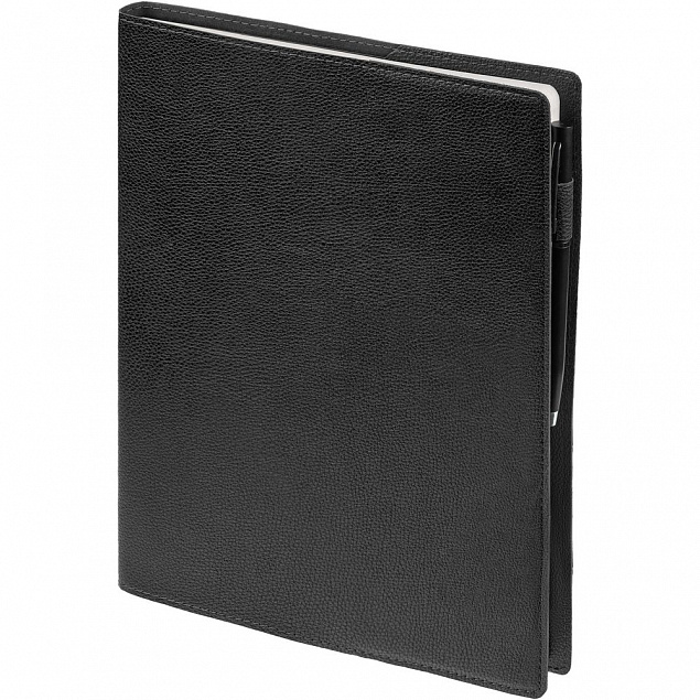 Ежедневник в суперобложке Brave Book, недатированный, черный с логотипом в Волгограде заказать по выгодной цене в кибермаркете AvroraStore