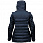 Куртка компактная женская Stavanger, темно-синяя с логотипом в Волгограде заказать по выгодной цене в кибермаркете AvroraStore