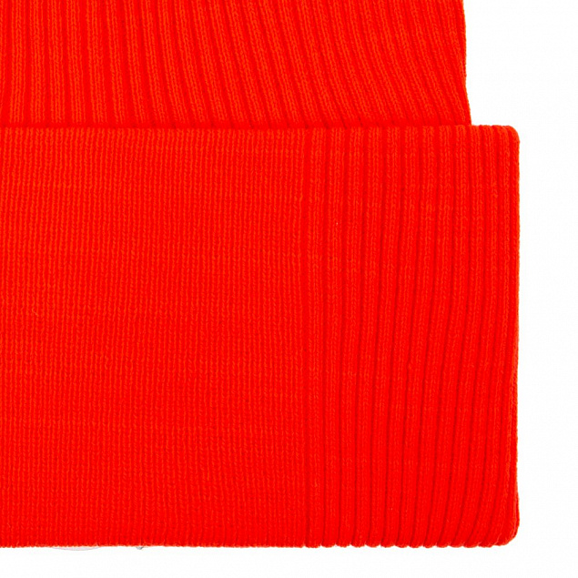 Шапка Real Rib, красно-оранжевая с логотипом в Волгограде заказать по выгодной цене в кибермаркете AvroraStore
