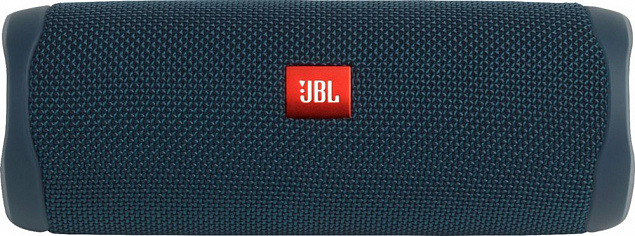 Беспроводная колонка JBL Flip 5, синяя с логотипом в Волгограде заказать по выгодной цене в кибермаркете AvroraStore