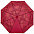 Складной зонт Gems, красный с логотипом в Волгограде заказать по выгодной цене в кибермаркете AvroraStore