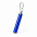 Брелок BIMOX с фонариком, синий, металл с логотипом в Волгограде заказать по выгодной цене в кибермаркете AvroraStore