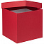Коробка Cube L, красная с логотипом в Волгограде заказать по выгодной цене в кибермаркете AvroraStore