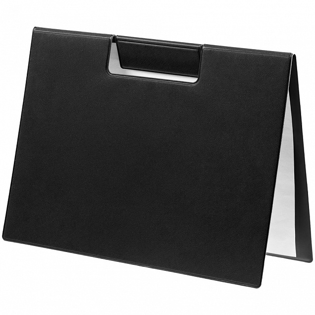 Папка-планшет Devon, черная с логотипом в Волгограде заказать по выгодной цене в кибермаркете AvroraStore