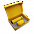 Набор Hot Box C (софт-тач) G, желтый с логотипом в Волгограде заказать по выгодной цене в кибермаркете AvroraStore