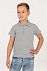 Рубашка поло детская Virma Kids, серый меланж с логотипом в Волгограде заказать по выгодной цене в кибермаркете AvroraStore