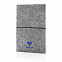 Блокнот в мягкой обложке из переработанного фетра (стандарт GRS), А5 с логотипом в Волгограде заказать по выгодной цене в кибермаркете AvroraStore