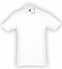 Рубашка поло мужская SPIRIT 240, белая с логотипом в Волгограде заказать по выгодной цене в кибермаркете AvroraStore