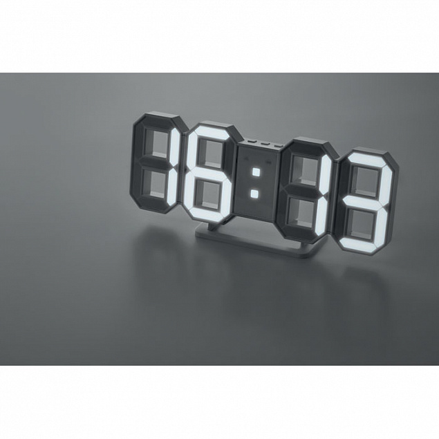 Часы LED с адаптером с логотипом в Волгограде заказать по выгодной цене в кибермаркете AvroraStore