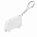 Брелок-рулетка &quot;Грузовик&quot;, 1 метр, белый с логотипом в Волгограде заказать по выгодной цене в кибермаркете AvroraStore