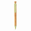 Бамбуковая ручка с клипом из пшеничной соломы с логотипом в Волгограде заказать по выгодной цене в кибермаркете AvroraStore