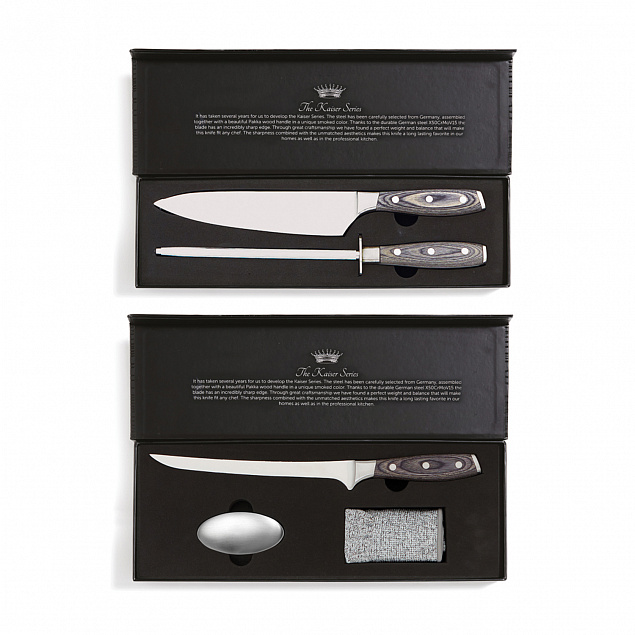 Набор VINGA Kaiser из точилки и кухонного ножа с логотипом в Волгограде заказать по выгодной цене в кибермаркете AvroraStore