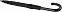 Fontana 23-дюймовый зонт карбонового цвета с механизмом автоматического открытия и изогнутой ручкой, черный с логотипом в Волгограде заказать по выгодной цене в кибермаркете AvroraStore