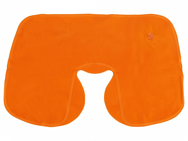 Подушка надувная базовая, оранжевый с логотипом в Волгограде заказать по выгодной цене в кибермаркете AvroraStore