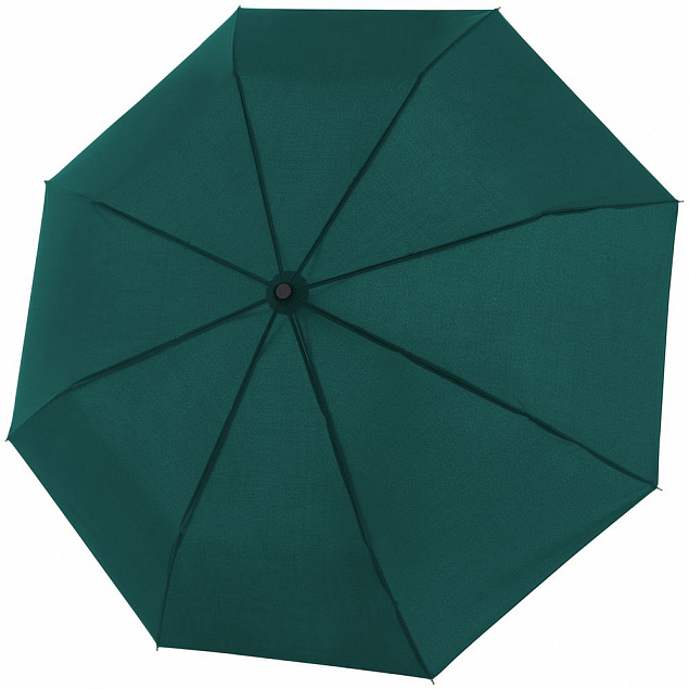 Складной зонт Fiber Magic Superstrong, зеленый с логотипом в Волгограде заказать по выгодной цене в кибермаркете AvroraStore
