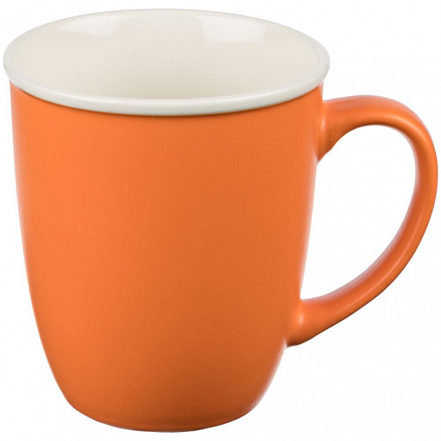 Кружка Doppel, оранжевая с логотипом в Волгограде заказать по выгодной цене в кибермаркете AvroraStore
