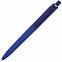 Ручка шариковая Prodir DS8 PRR-Т Soft Touch, синяя с логотипом в Волгограде заказать по выгодной цене в кибермаркете AvroraStore