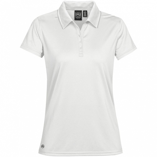 Рубашка поло женская Eclipse H2X-Dry, белая с логотипом в Волгограде заказать по выгодной цене в кибермаркете AvroraStore