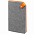 Ежедневник Corner, недатированный, серый с оранжевым с логотипом в Волгограде заказать по выгодной цене в кибермаркете AvroraStore
