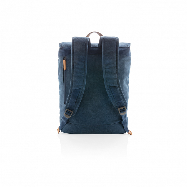 Рюкзак для ноутбука Canvas, синий с логотипом в Волгограде заказать по выгодной цене в кибермаркете AvroraStore