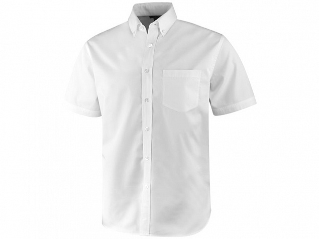 Рубашка Stirling мужская с коротким рукавом с логотипом в Волгограде заказать по выгодной цене в кибермаркете AvroraStore