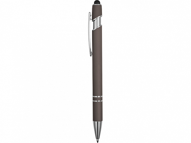 Ручка-стилус металлическая шариковая «Sway» soft-touch с логотипом в Волгограде заказать по выгодной цене в кибермаркете AvroraStore