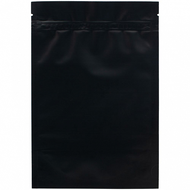 Пакет с замком Zippa XL, черный с логотипом в Волгограде заказать по выгодной цене в кибермаркете AvroraStore