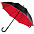 Зонт-трость с двойным куполом, черный с желтым с логотипом в Волгограде заказать по выгодной цене в кибермаркете AvroraStore