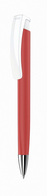 Ручка шариковая Trinity Kg Si Gum (красный) с логотипом в Волгограде заказать по выгодной цене в кибермаркете AvroraStore