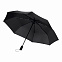 Зонт складной Nord, черный с логотипом в Волгограде заказать по выгодной цене в кибермаркете AvroraStore