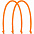 Ручки Corda для пакета M, серые с логотипом в Волгограде заказать по выгодной цене в кибермаркете AvroraStore