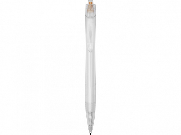 Шариковая ручка Honua из переработанного ПЭТ , прозрачный с логотипом в Волгограде заказать по выгодной цене в кибермаркете AvroraStore