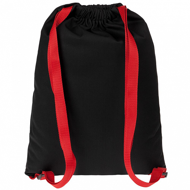 Рюкзак Nock, черный с красной стропой с логотипом в Волгограде заказать по выгодной цене в кибермаркете AvroraStore