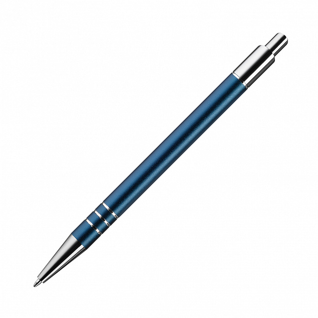 Шариковая ручка City, синяя с логотипом в Волгограде заказать по выгодной цене в кибермаркете AvroraStore