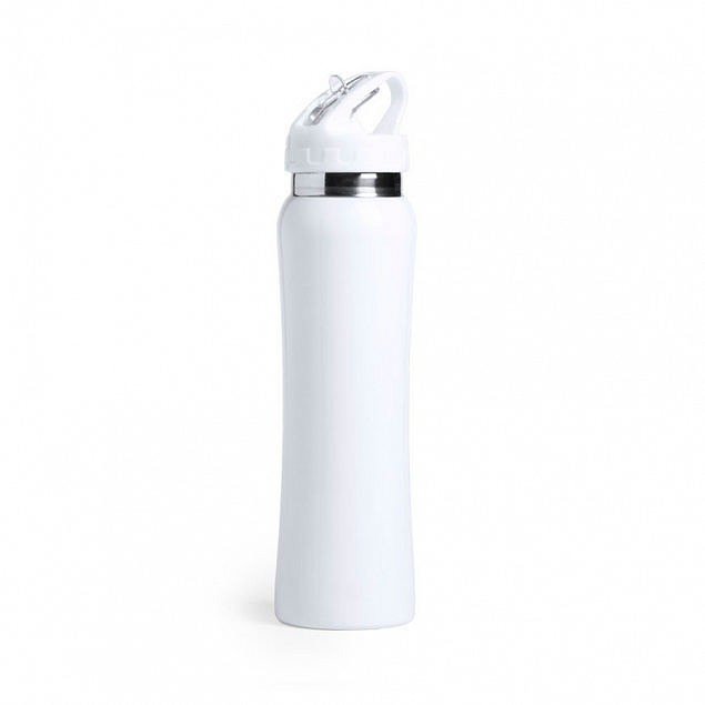 Бутылка для воды SMALY с трубочкой, нержавеющая сталь с логотипом в Волгограде заказать по выгодной цене в кибермаркете AvroraStore