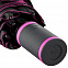 Зонт складной AOC Mini с цветными спицами, розовый с логотипом в Волгограде заказать по выгодной цене в кибермаркете AvroraStore