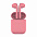 Наушники беспроводные с зарядным боксом TWS AIR SOFT, цвет розовый с логотипом в Волгограде заказать по выгодной цене в кибермаркете AvroraStore