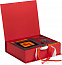 Коробка на лентах Tie Up, красная с логотипом в Волгограде заказать по выгодной цене в кибермаркете AvroraStore